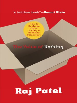 cover image of The Value of Nothing